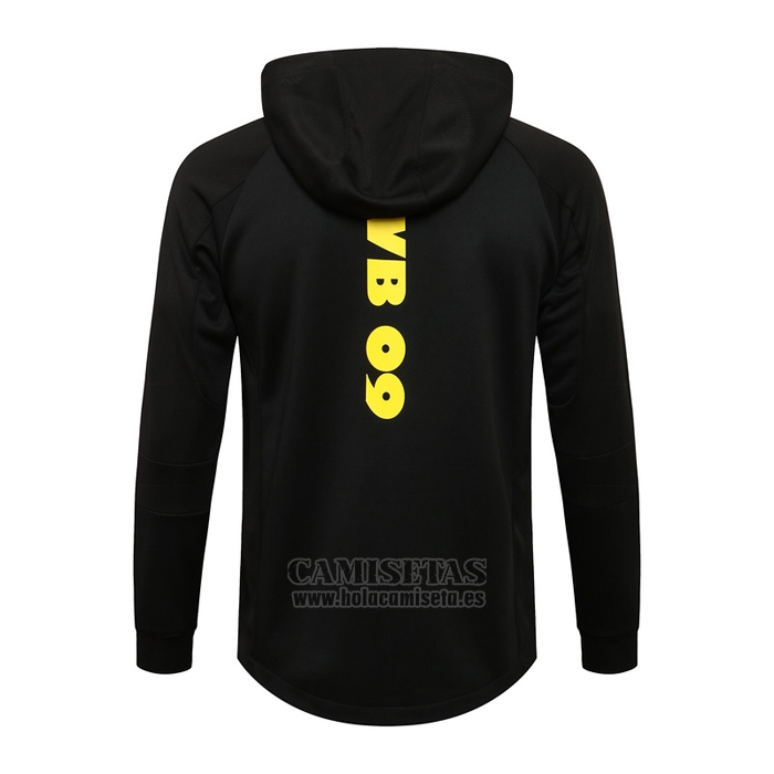 Chaqueta con Capucha del Borussia Dortmund 2021-2022 Negro